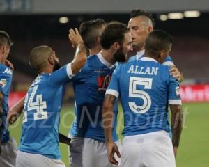 Napoli Sampdoria Gol higuain allan insigne maggio hamsik