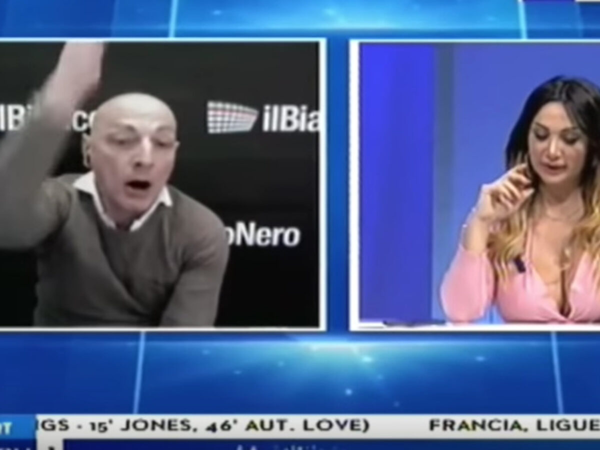 VIDEO – Battibecco in diretta tra lo juventino Chirico e Marika Fruscio:  “Ma copriti!”, ...