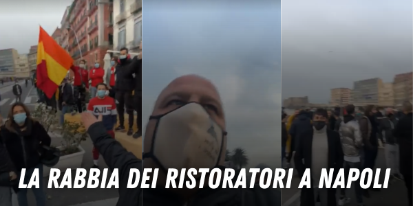 protesta ristoratori napoli