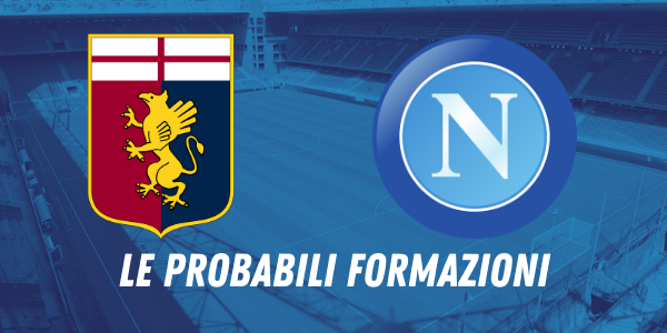 FORMAZIONI GENOA NAPOLI