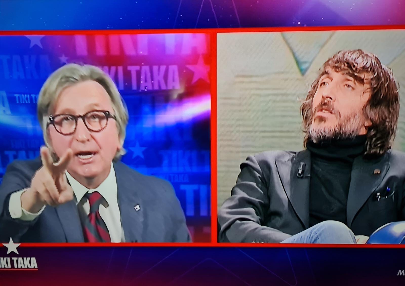 Volano parolacce in diretta TV battibecco Cruciani Auriemma a Tiki