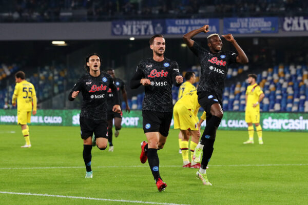 Napoli-Bologna, vittoria degli azzurri