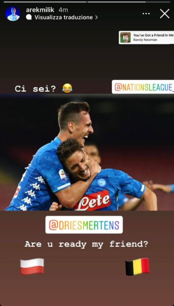 Milik Mertens Instagram