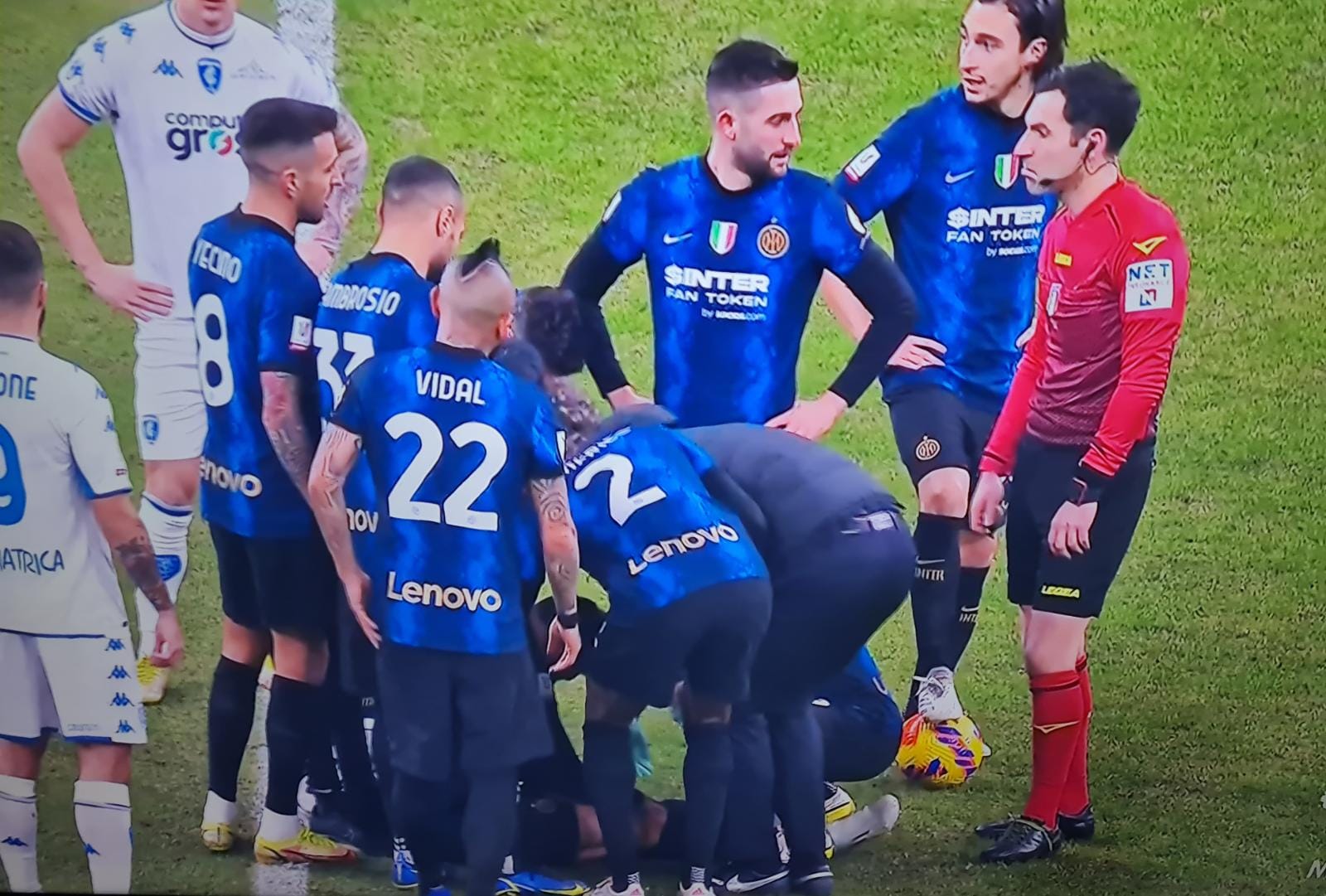 Infortunio Correa Inter Empoli