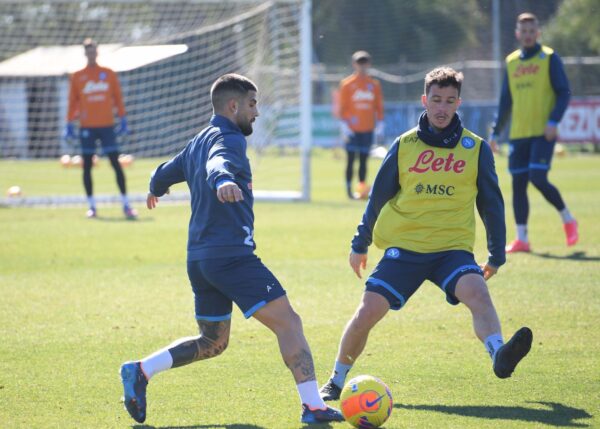 report allenamento Napoli