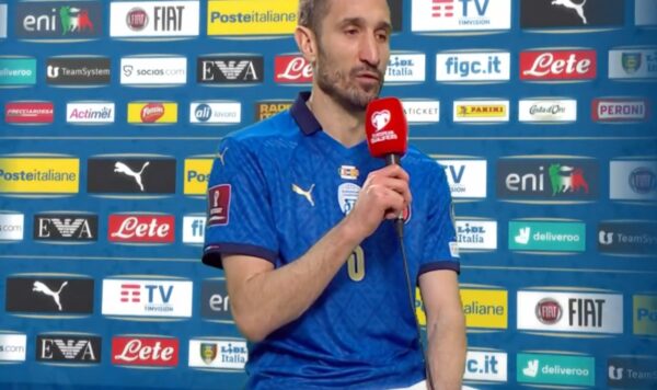 Chiellini post Italia Macedonia