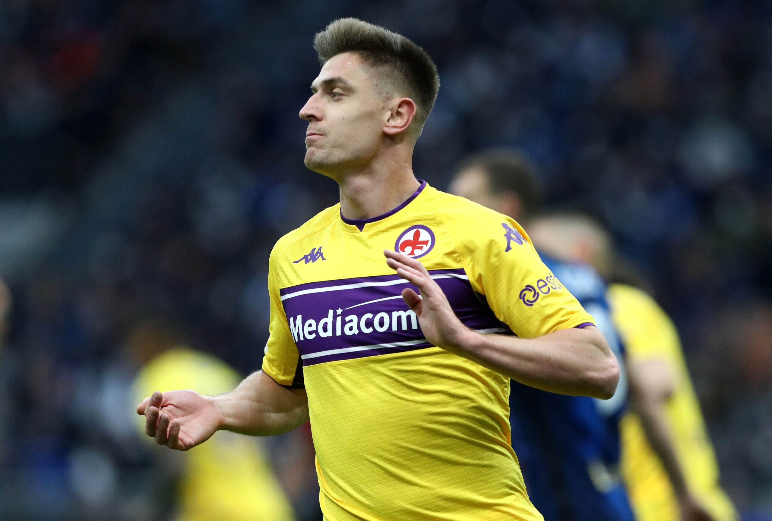 Infortunio Piatek Fiorentina