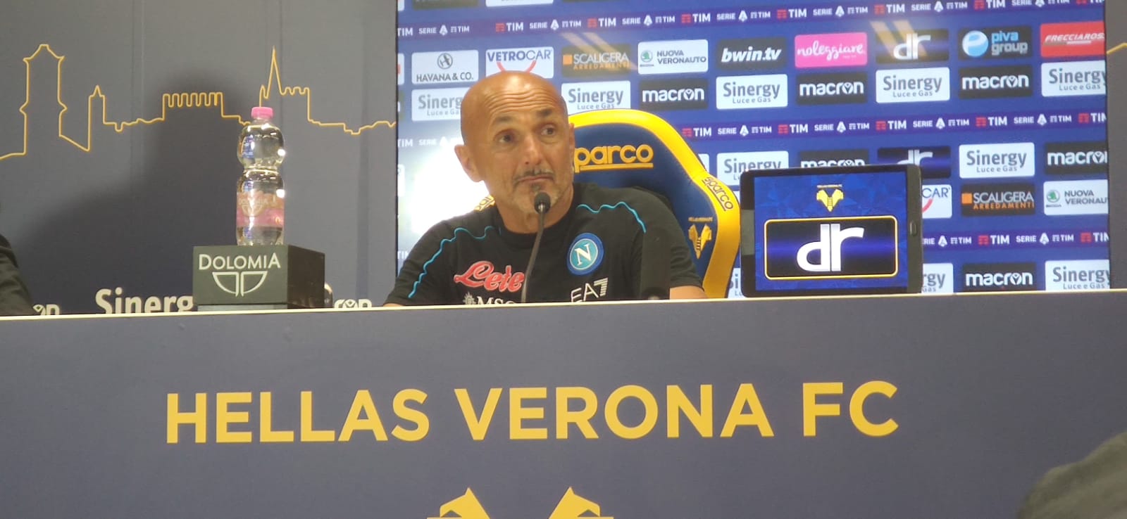 Conferenza Hellas Verona Napoli Spalletti