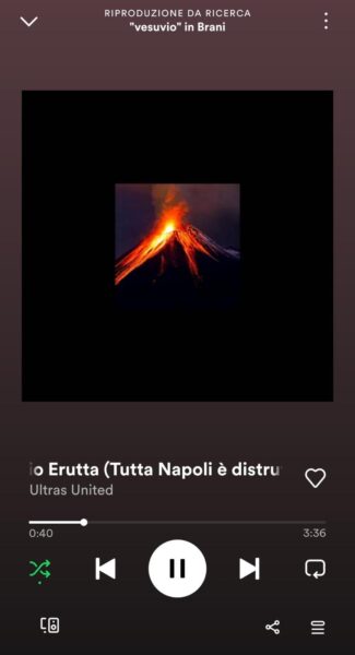 Vesuvio Erutta Spotify