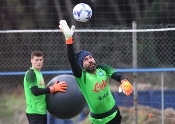 Sirigu Napoli Allenamento