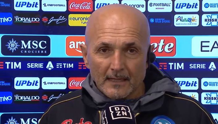 Luciano Spalletti ai microfoni di Dazn