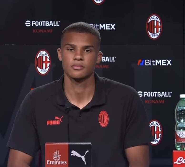 Malick Thiaw, il difensore del Milan parla in conferenza stampa