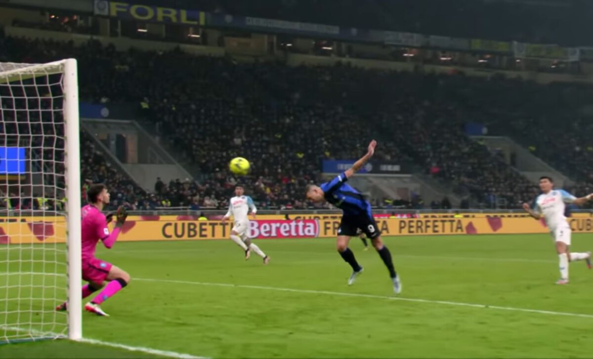 Inter-Napoli, gol Dzeko