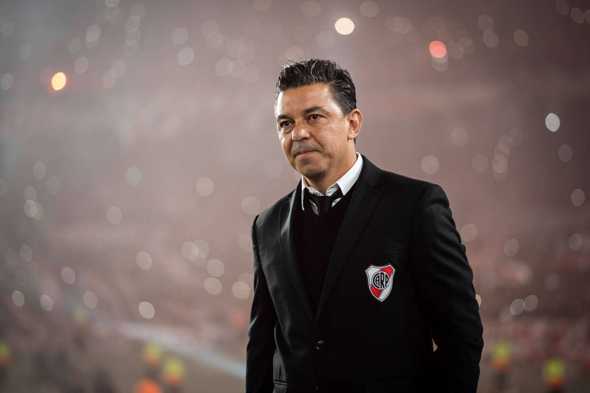 Marcelo Gallardo nell'ultimo match con il River Plate