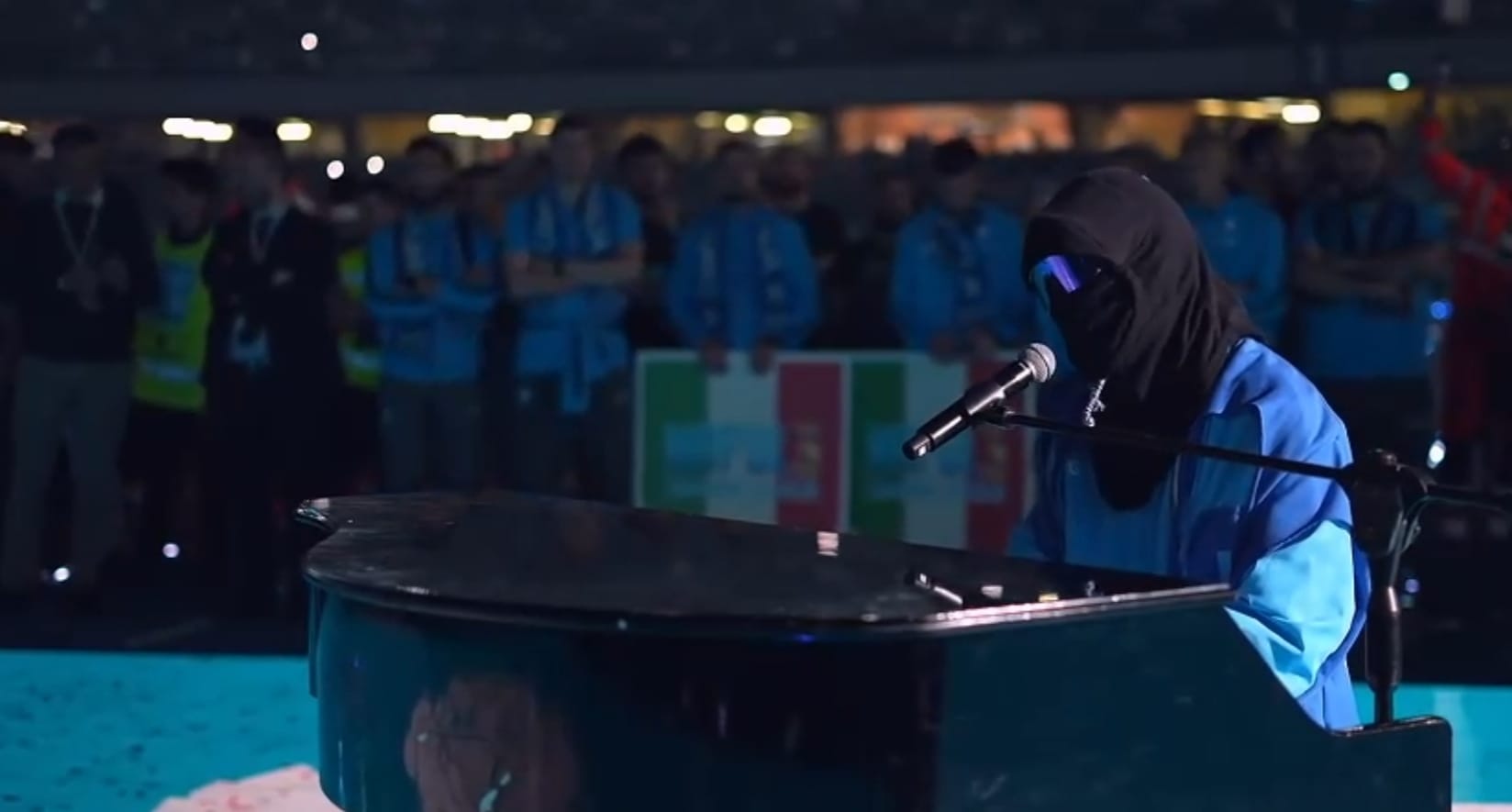 Liberato alla festa Scudetto del Napoli