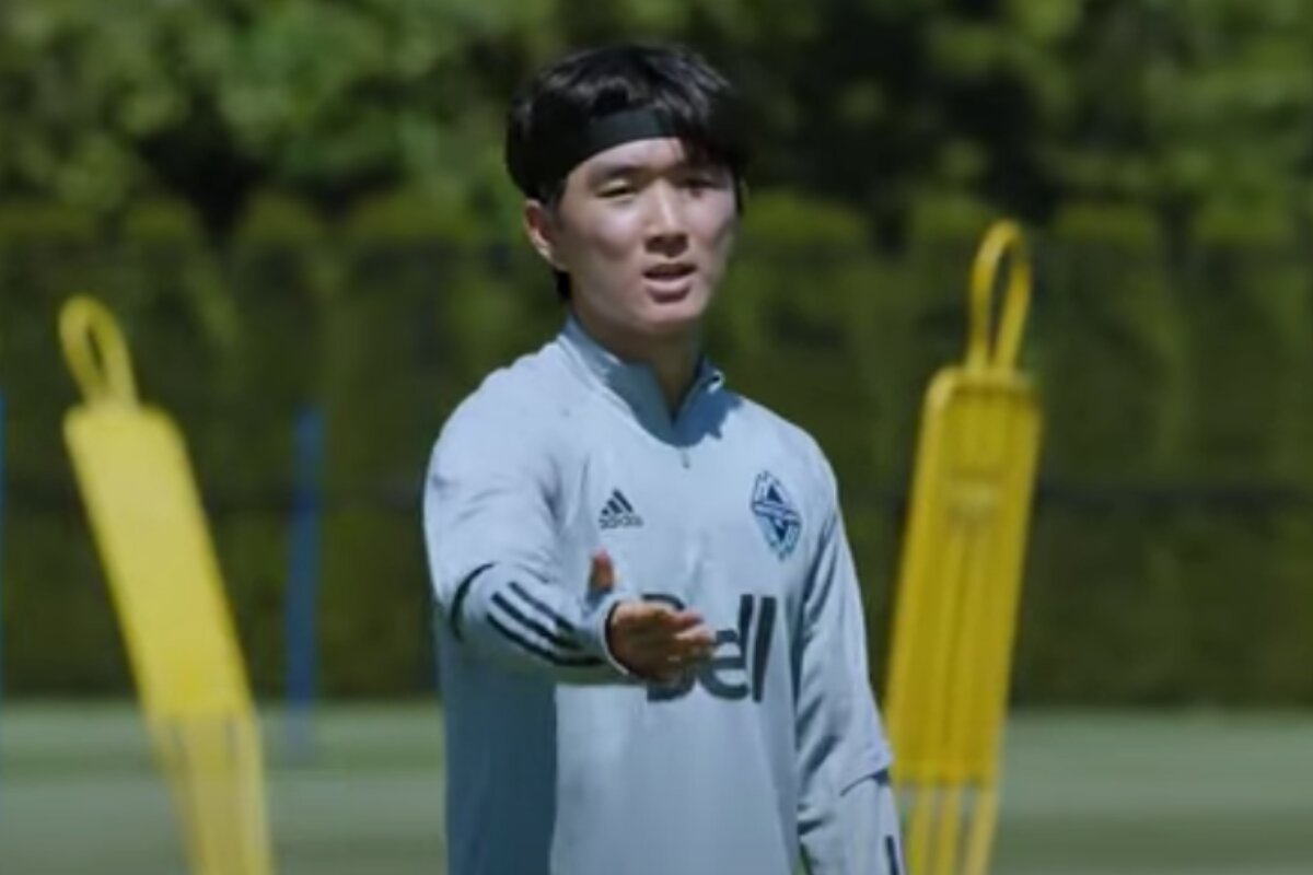 In-Beom Hwang ai tempi in cui giocava in MLS al Vancouver