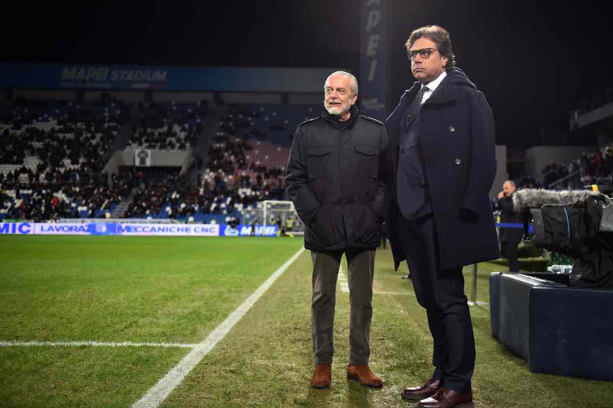 Aurelio De Laurentiis e Cristiano Giuntoli: duello per Prati