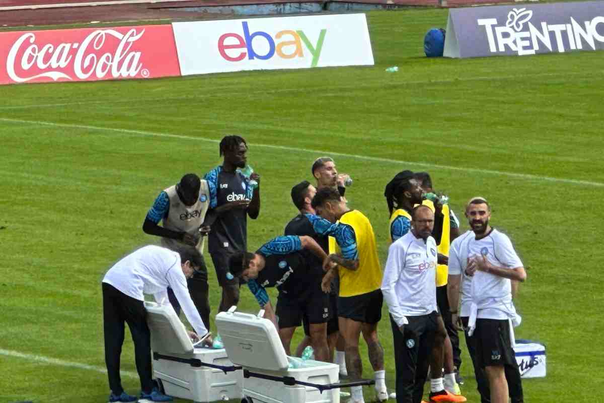 Azzurri in allenamento a Dimaro