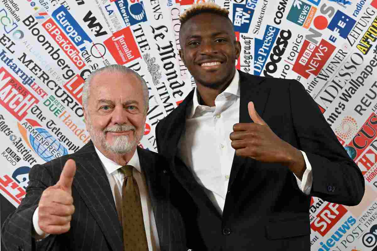 Due notizie aiutano De Laurentiis a trattenere Osimhen al Napoli