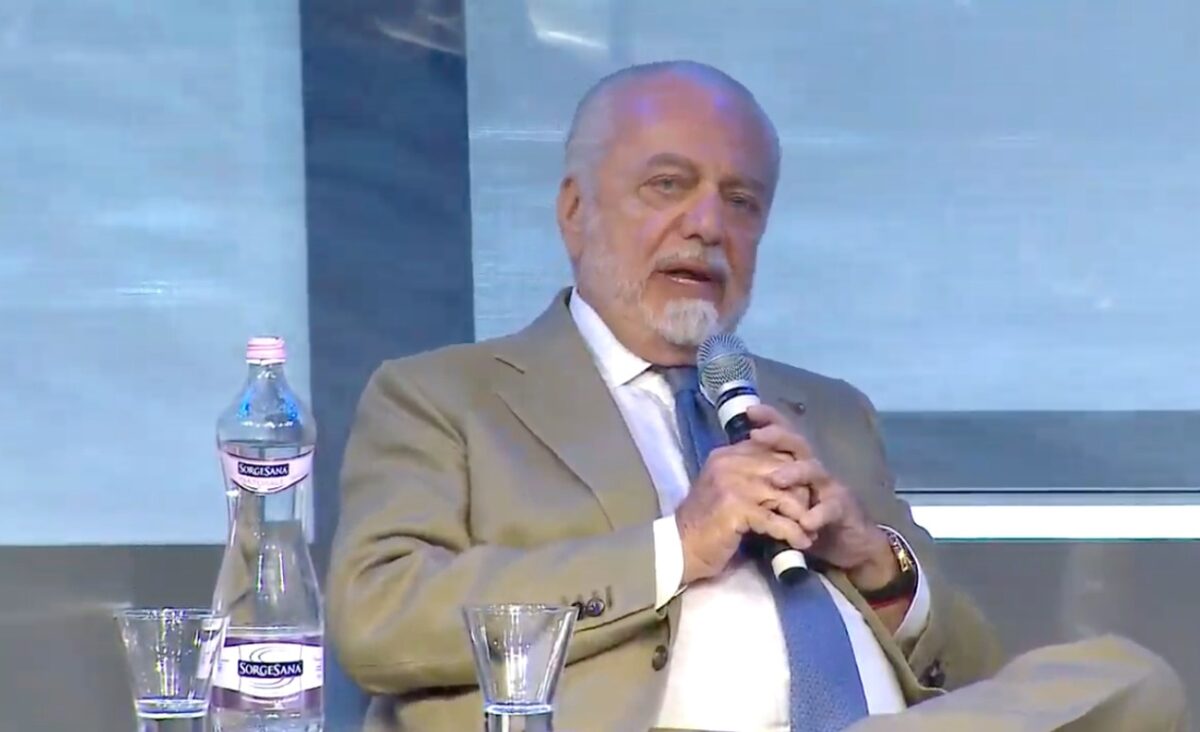 Svelata da De Laurentiis la strategia del Napoli sul mercato