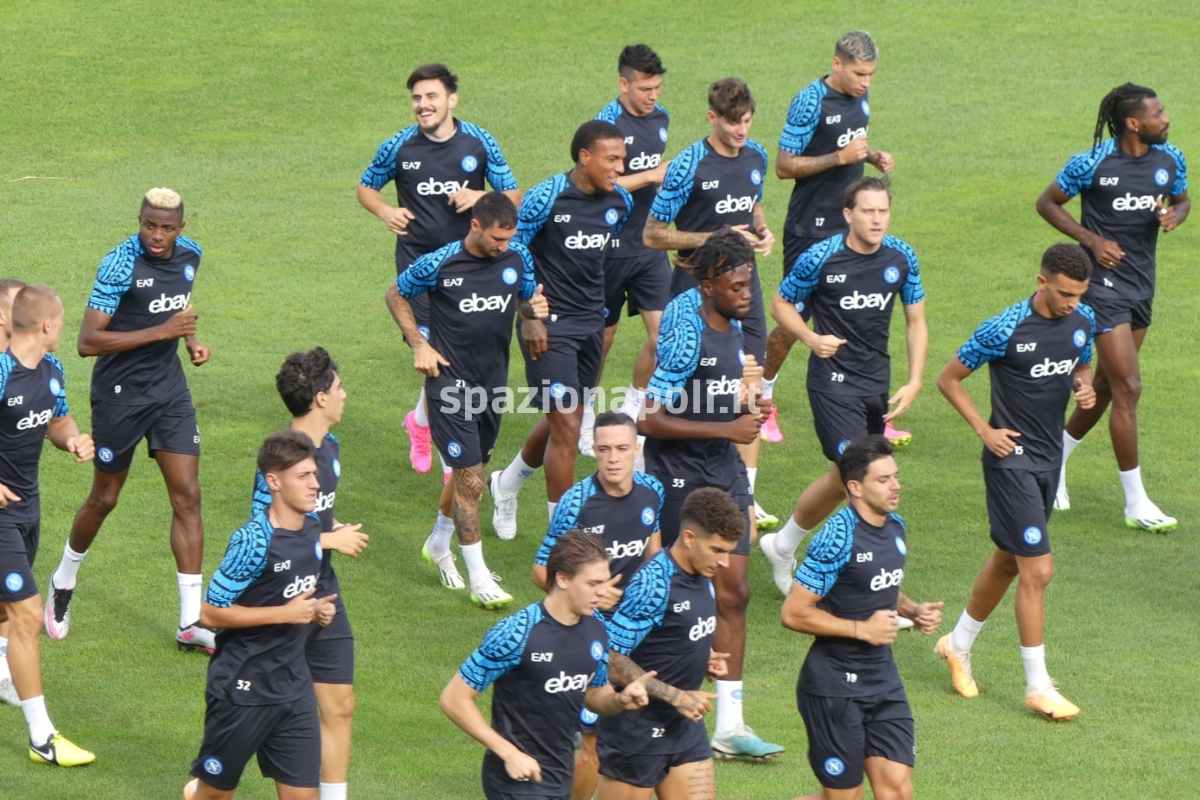 Allenamento Napoli