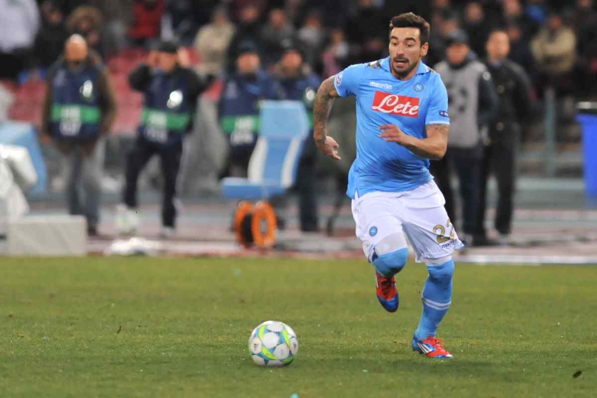 Il post Instagram di Lavezzi per ricordare l'esordio col Napoli