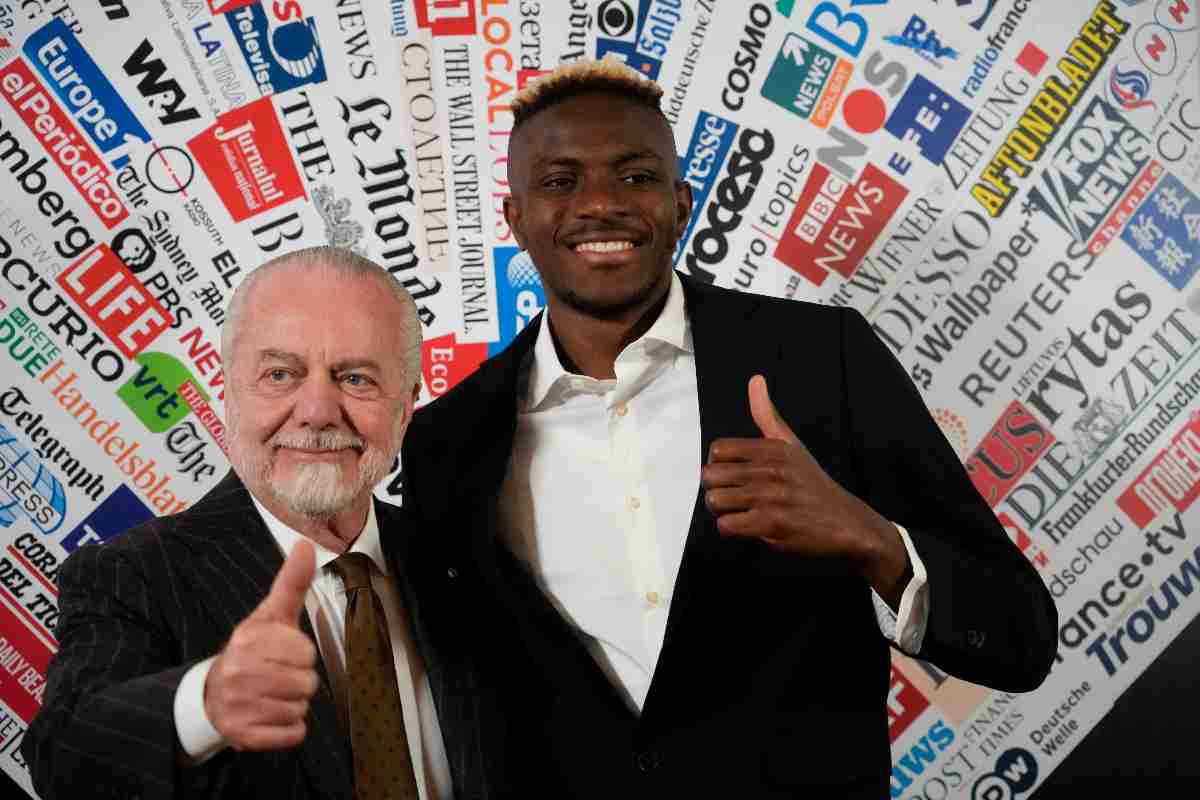 De Laurentiis offerto al hilal per Osimhen