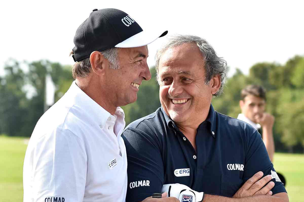 Massimo Mauro a colloquio con Platini