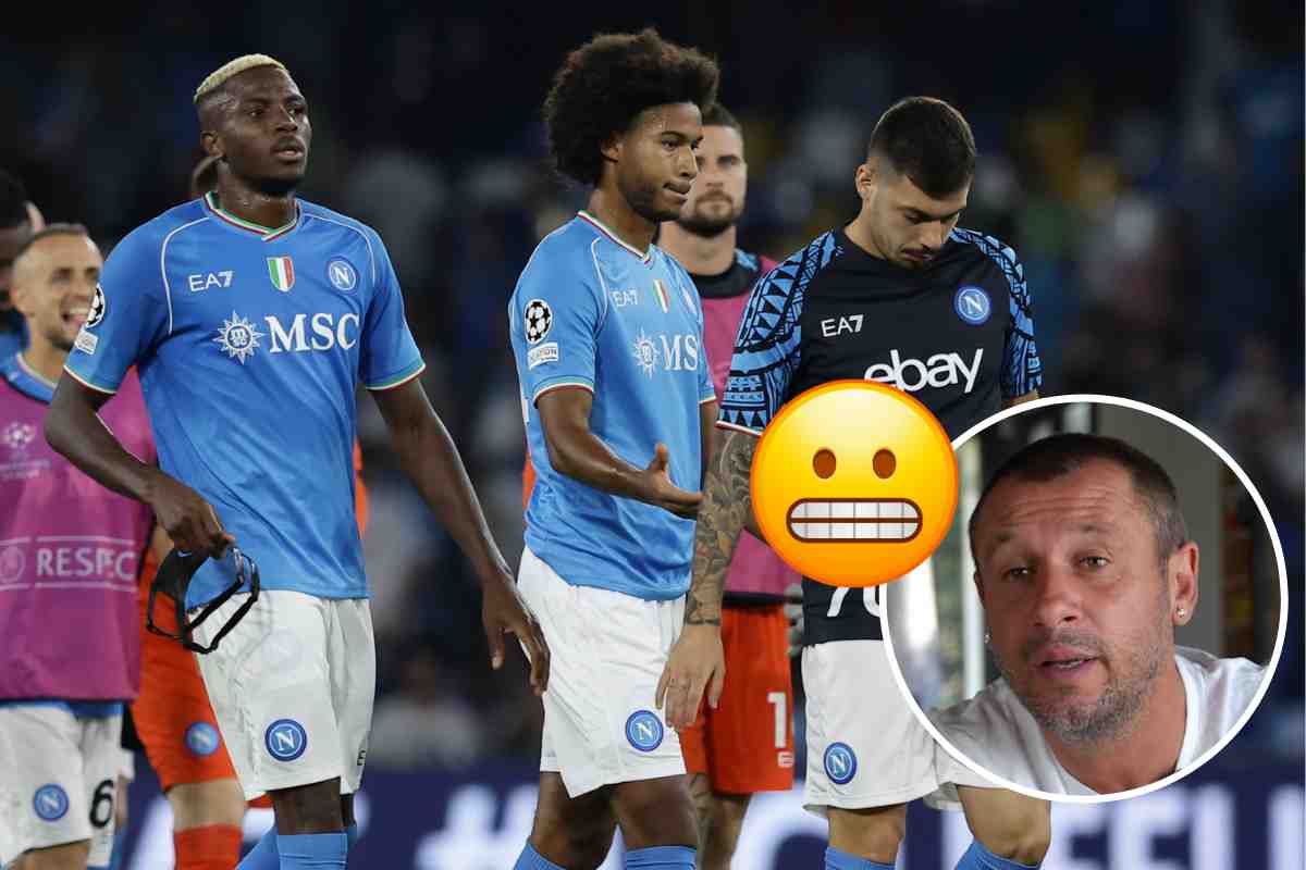 Cassano durissimo col Napoli dopo la partita di Champions.