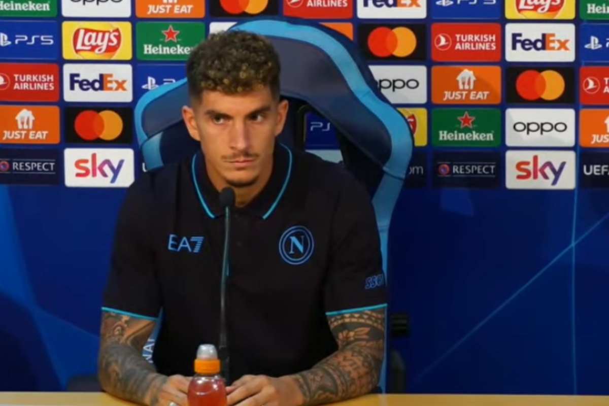 Conferenza stampa Di Lorenzo pre Real Madrid.