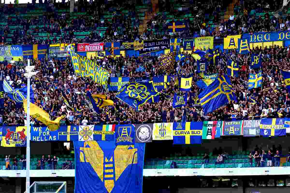 Verona Napoli tifosi Verona