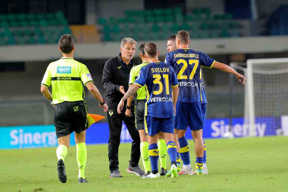 Due giocatori del Verona in dubbio contro il Napoli