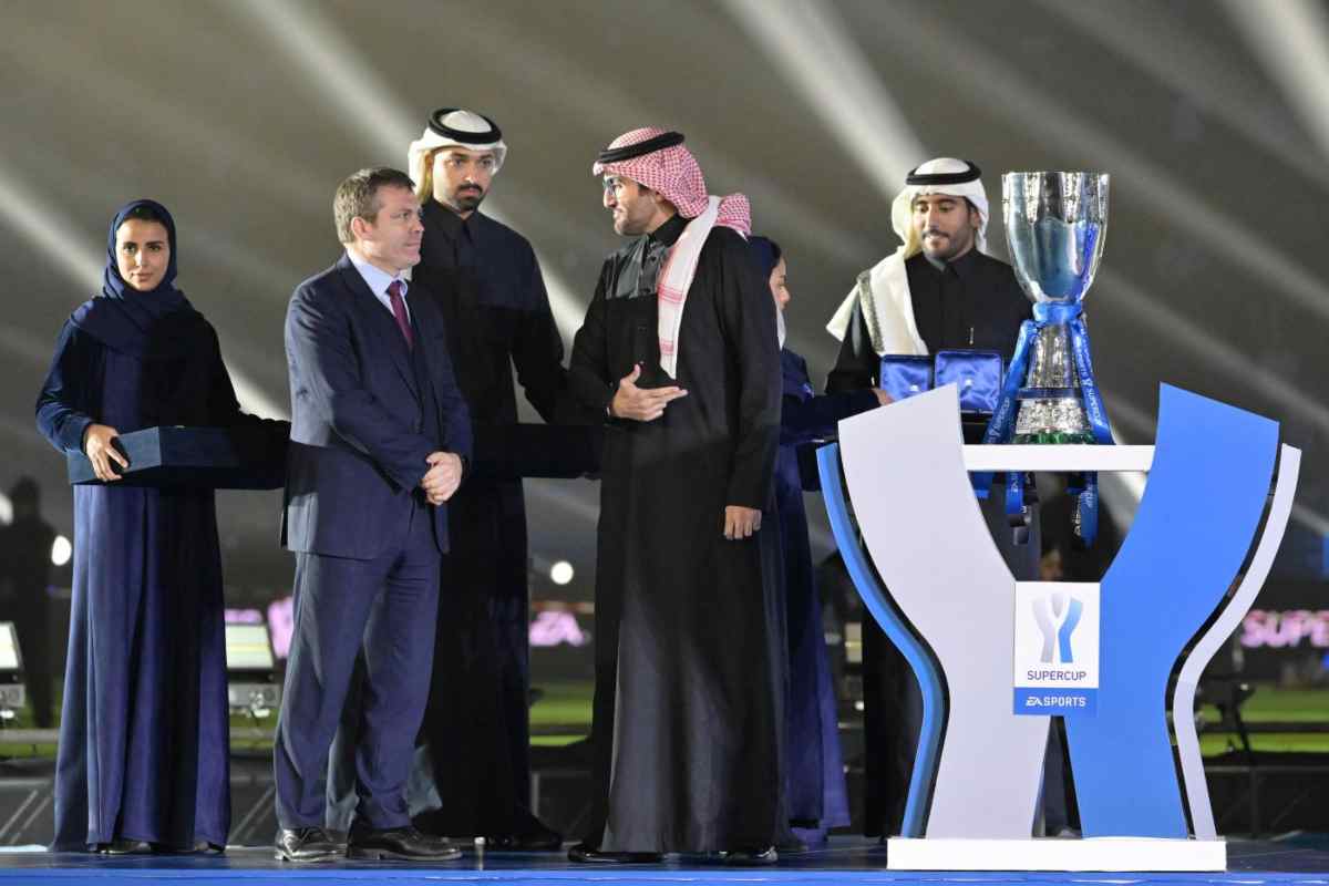 Supercopa italiana. richiesta dall'Arabia.