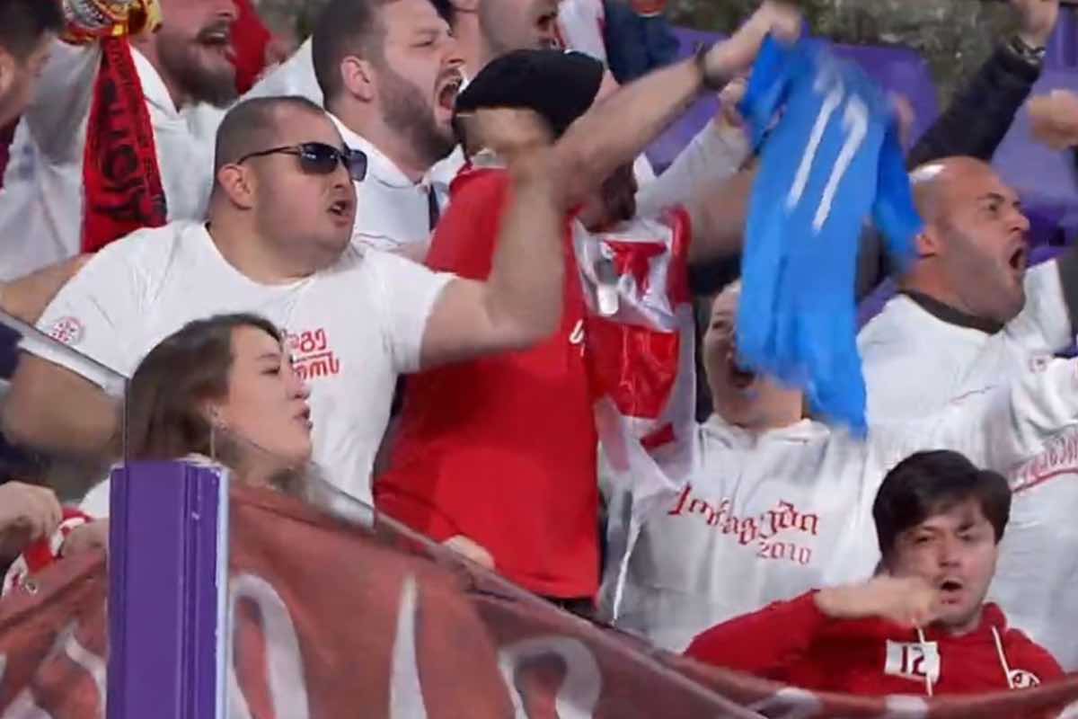 Kvara in gol con la Georgia