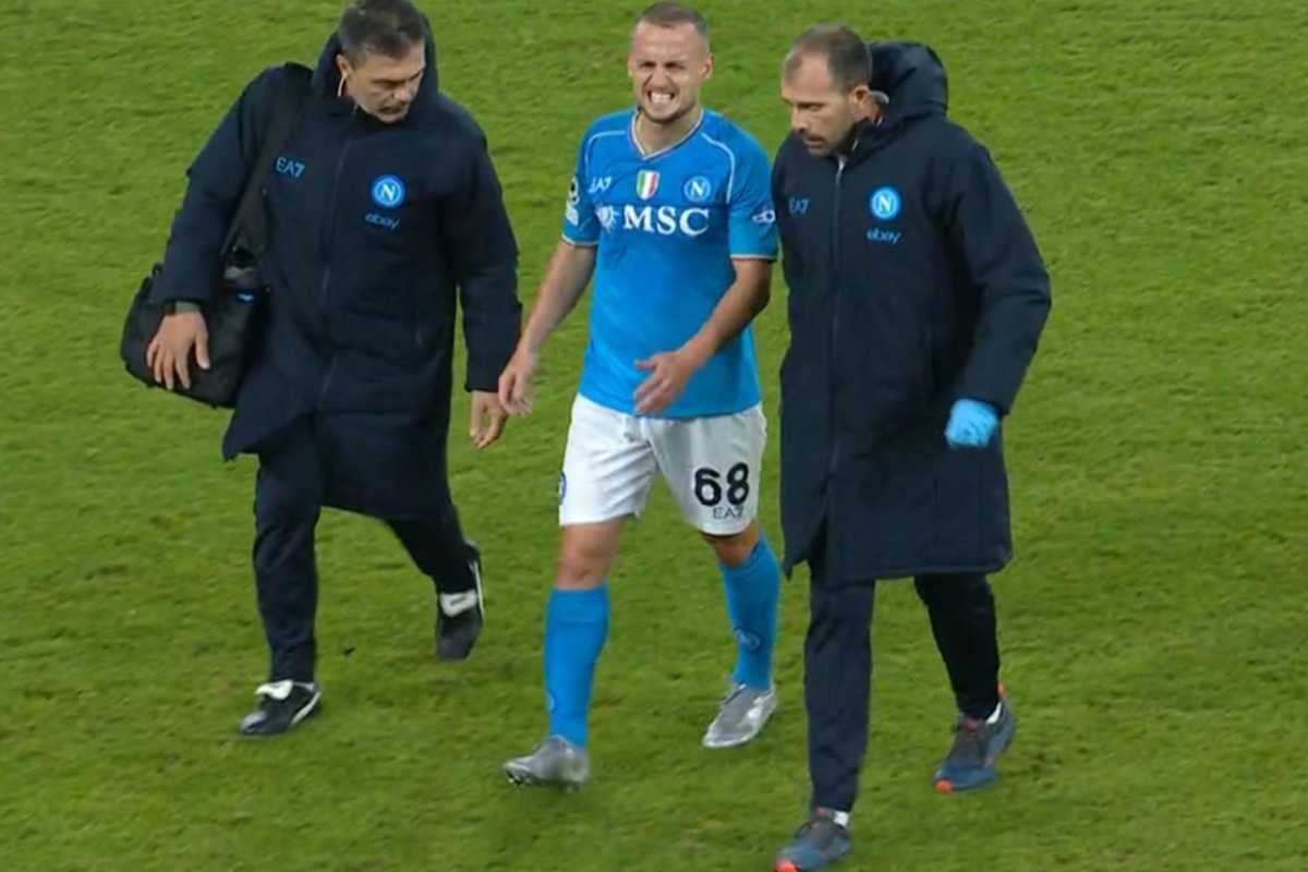 Napoli-Union Berlino: pessime notizie per gli azzurri