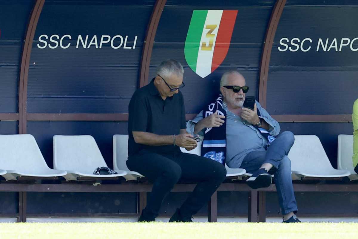 Nuovo allenatore Napoli Del Genio bacchetta De Laurentiis