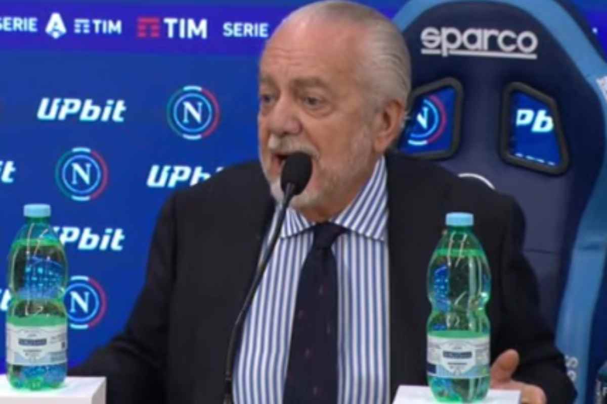 De Laurentiis: le parole in conferenza