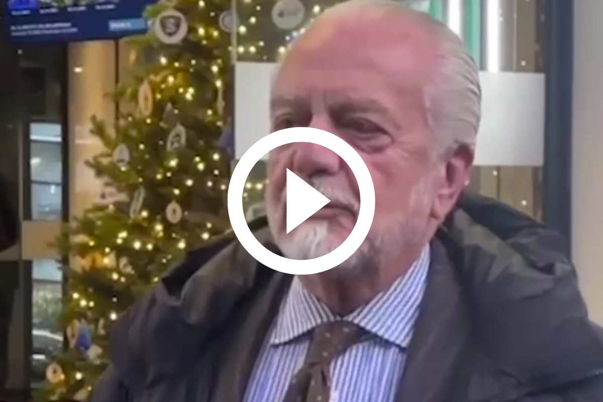 De Laurentiis commenta il sorteggio di Champions