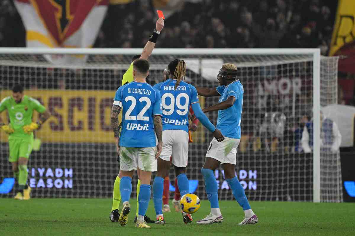 Polemiche dopo Roma-Napoli per l'arbitraggio