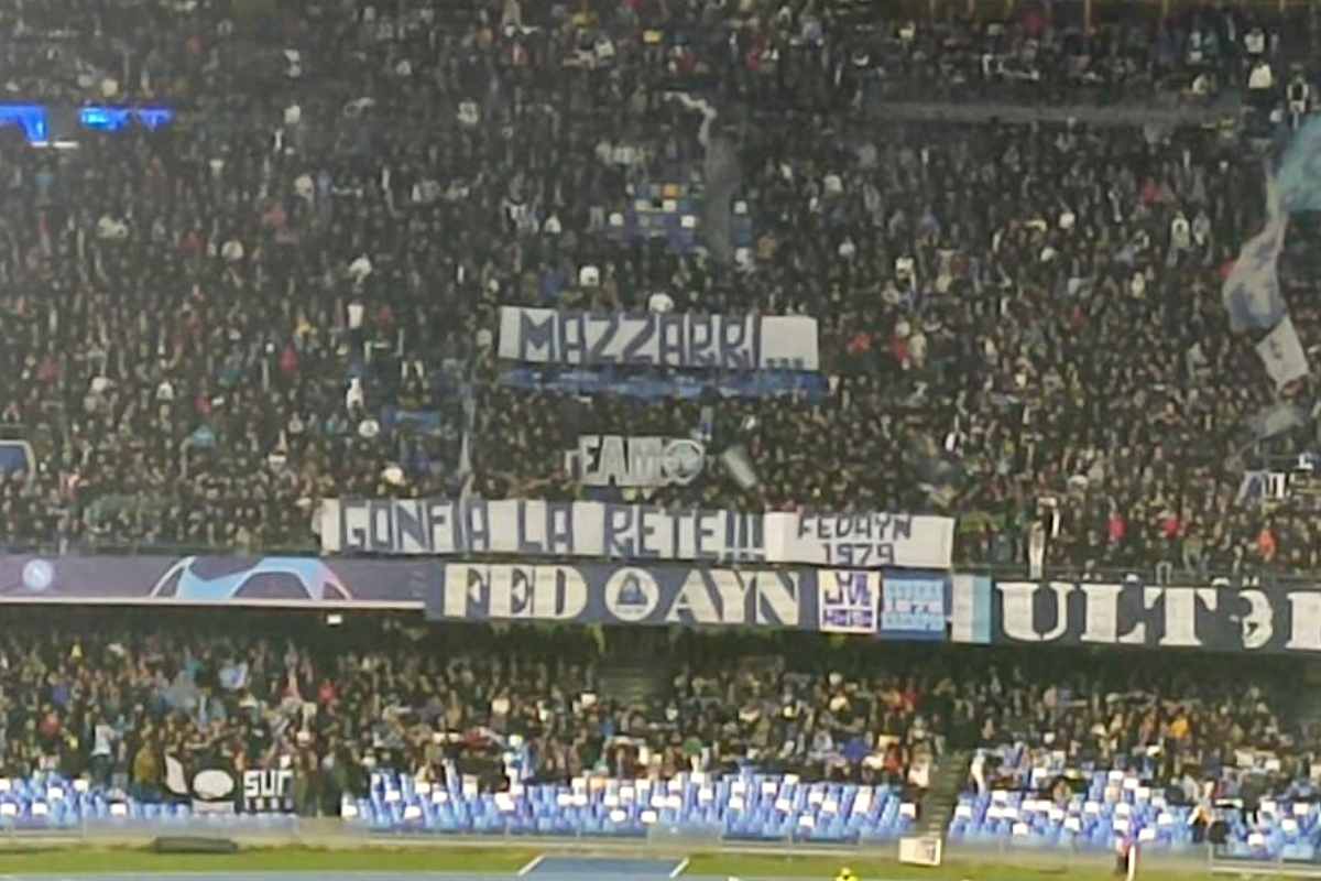 Striscione Da Applausi Per Mazzarri Dalla Curva B – FOTO