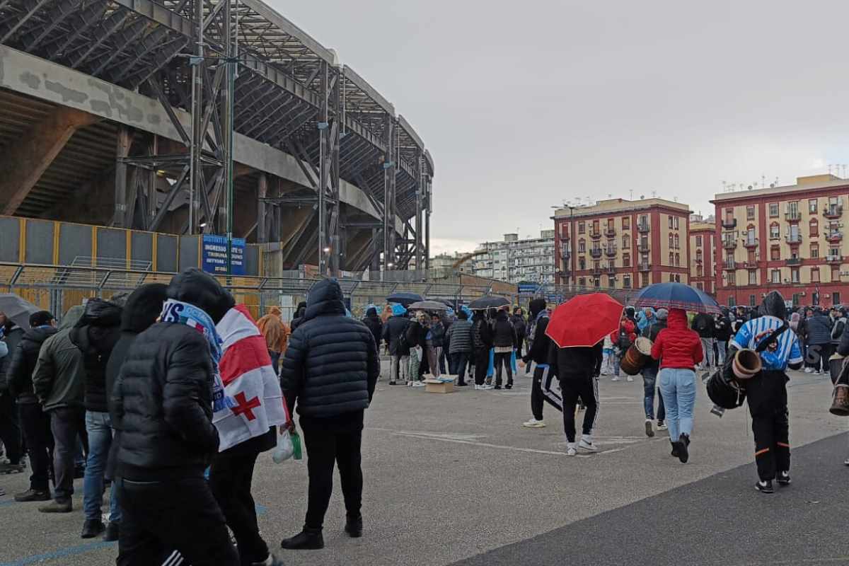 Tifosi Napoli Stadio Maradona
