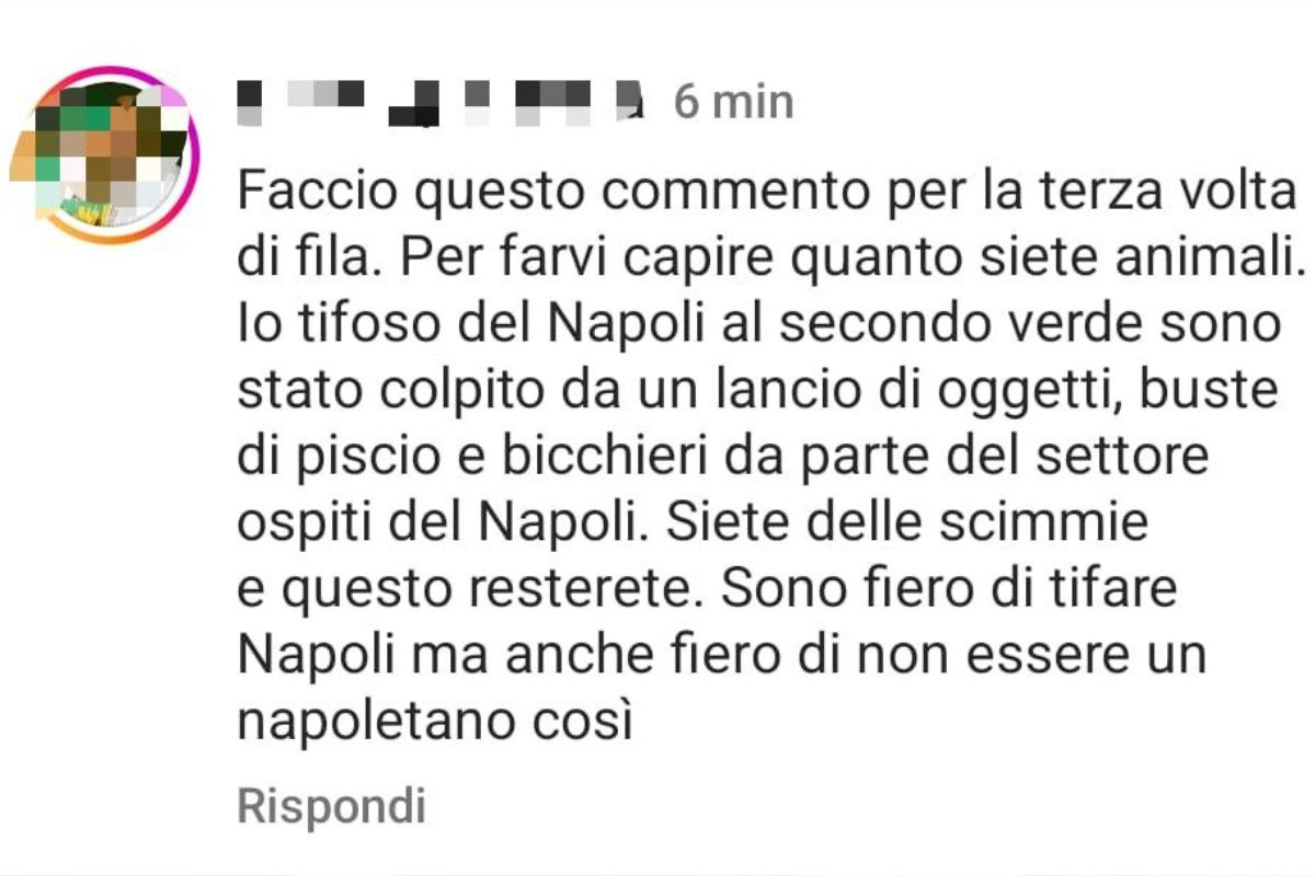 Milan-Napoli: scenario vergognoso a San Siro