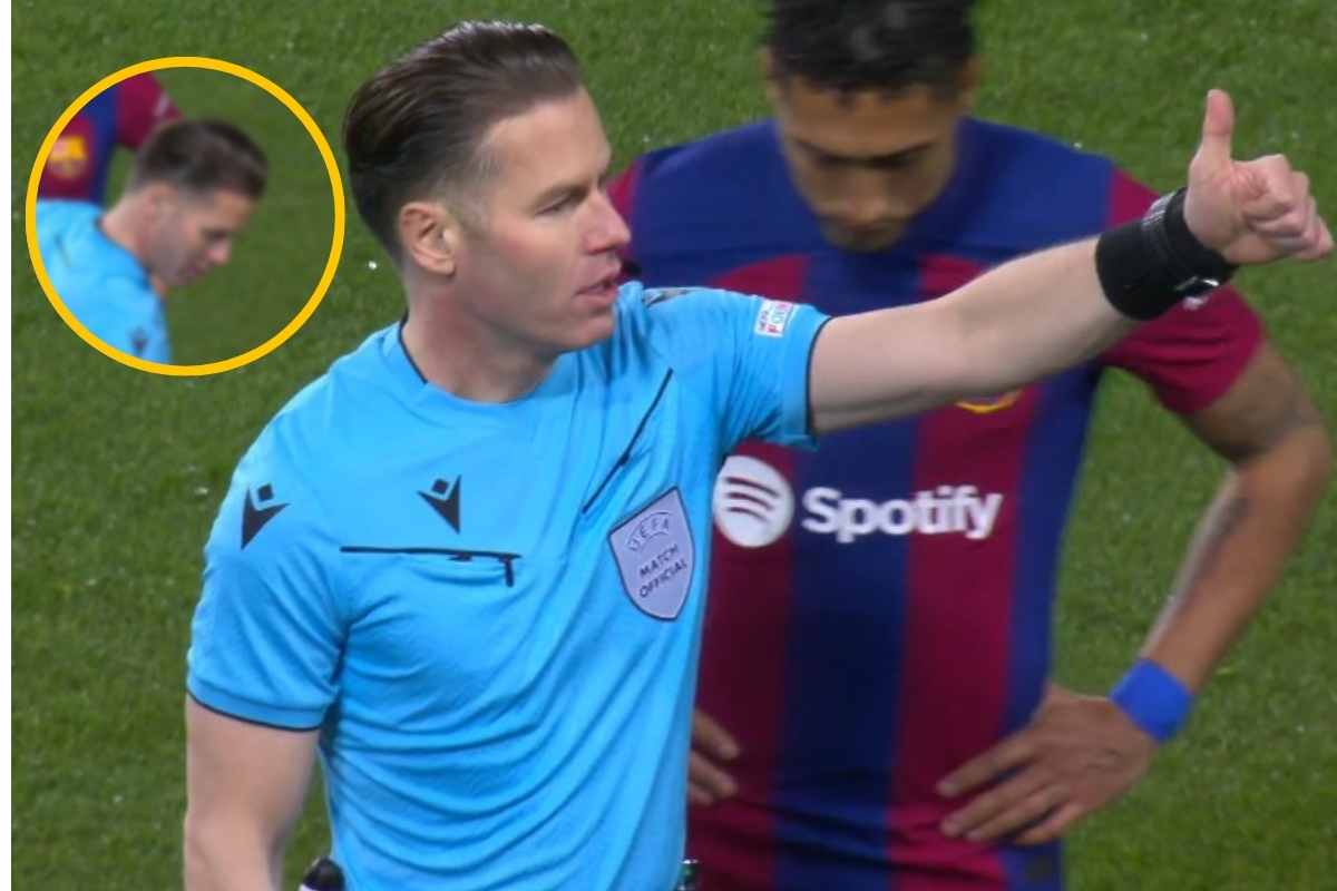 Arbitro Makkiele nel mirino delle polemiche dopo Barcellona Napoli