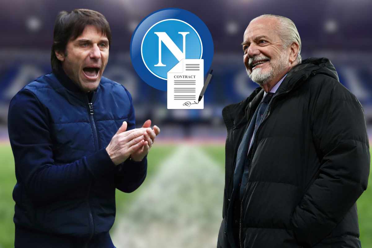 Antonio Conte firma con il Napoli