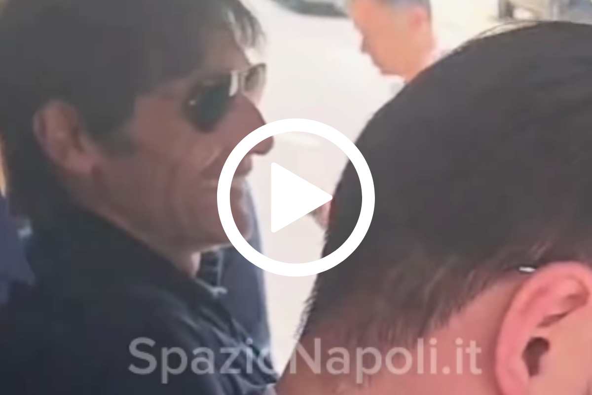 Antonio Conte arriva a Napoli