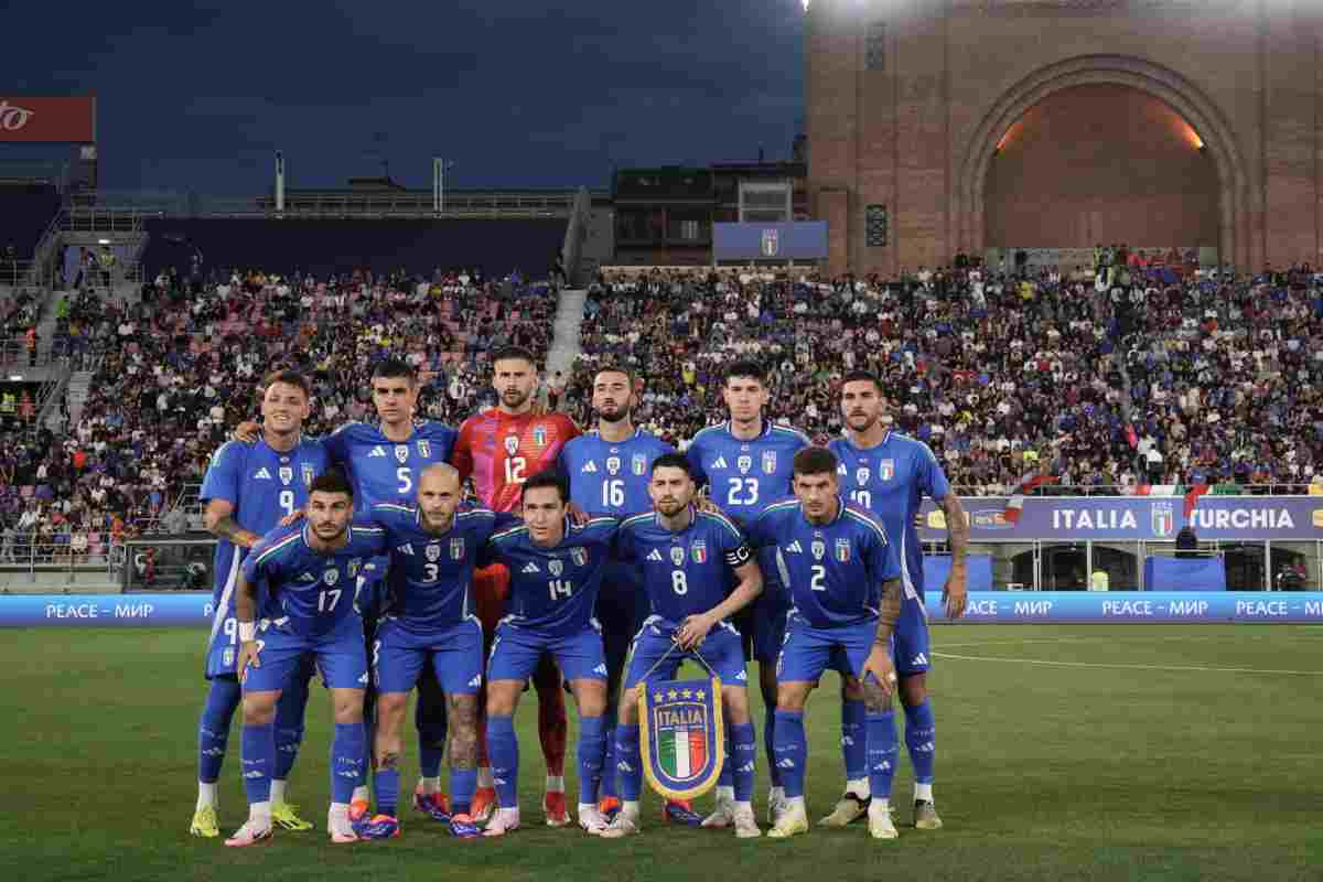 Solamente due azzurri in campo con la nazionale