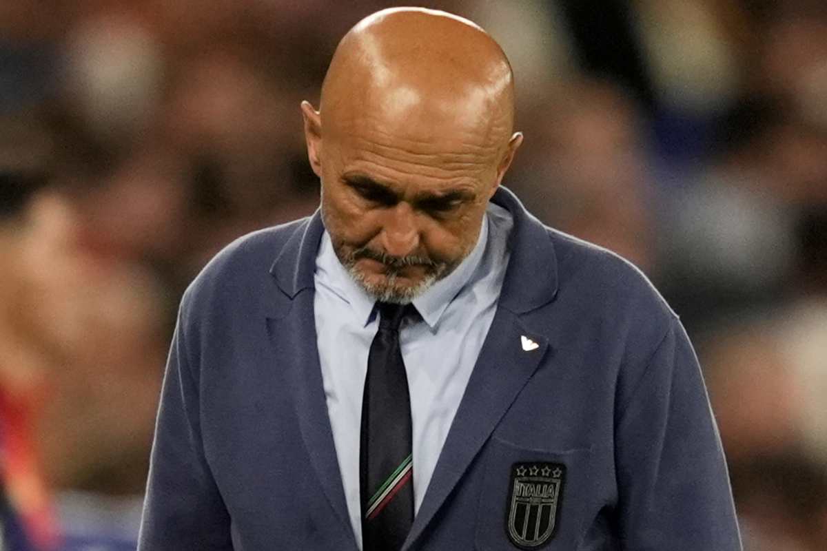 Luciano Spalletti a rischio con l'Italia