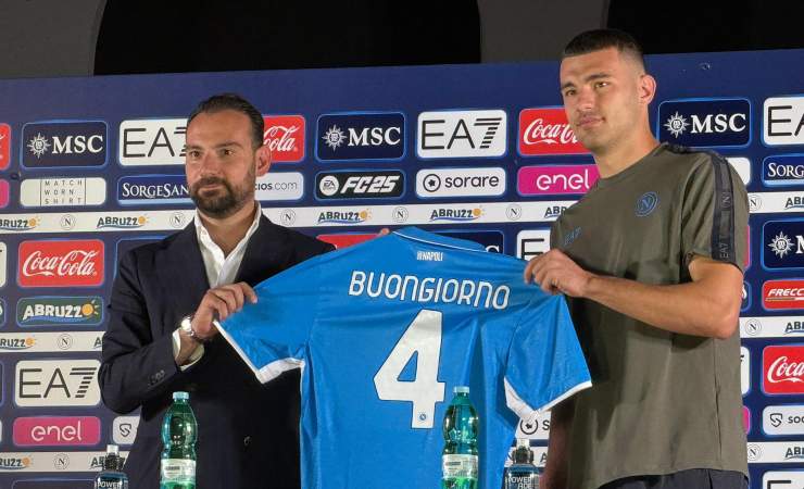 Alessandro Buongiorno presenta il suo numero di maglia