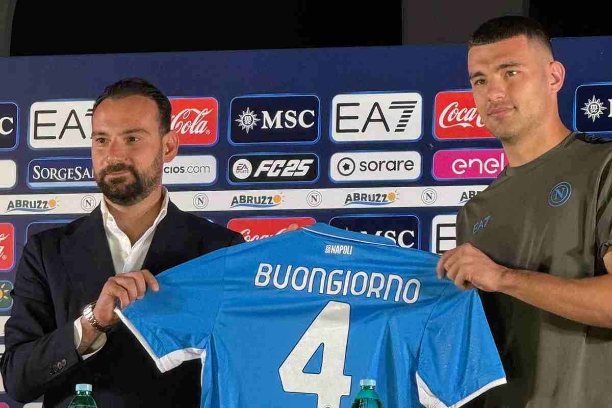 Buongiorno presenta il suo numero di maglia