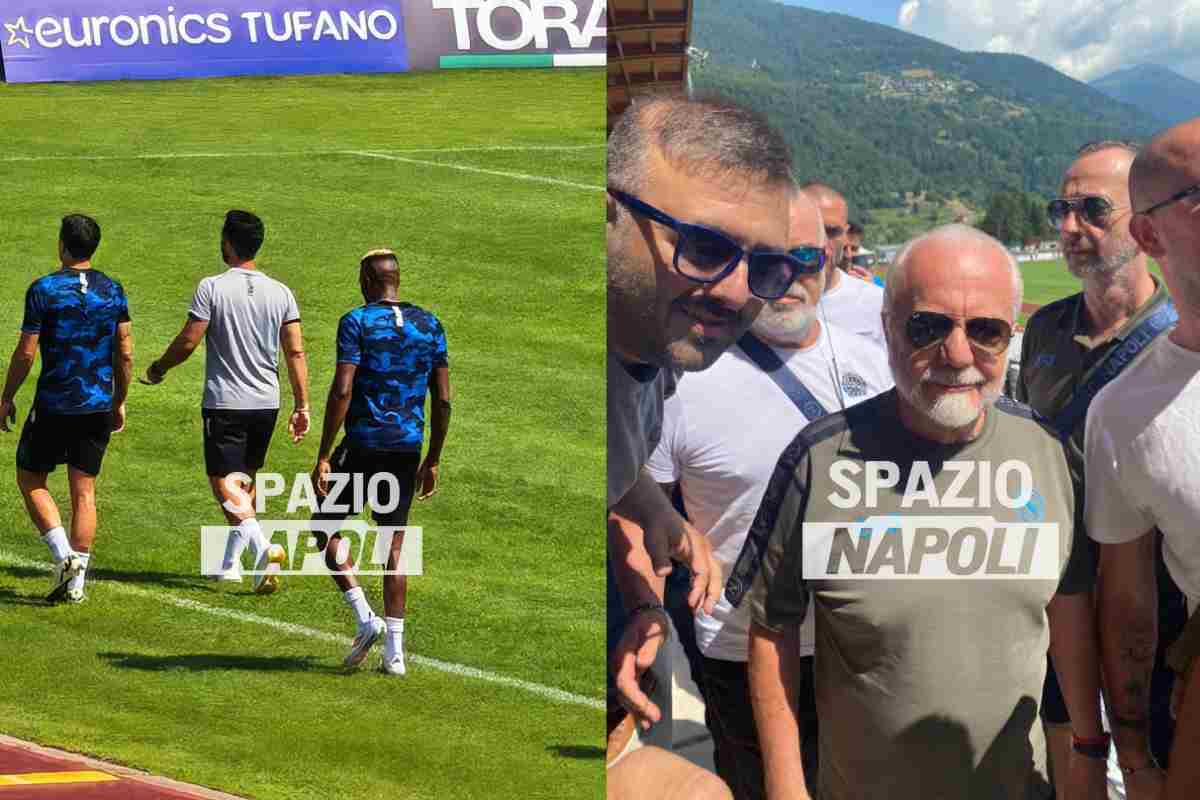 Osimhen e ADL: entusiasmo dei tifosi per i due azzurri